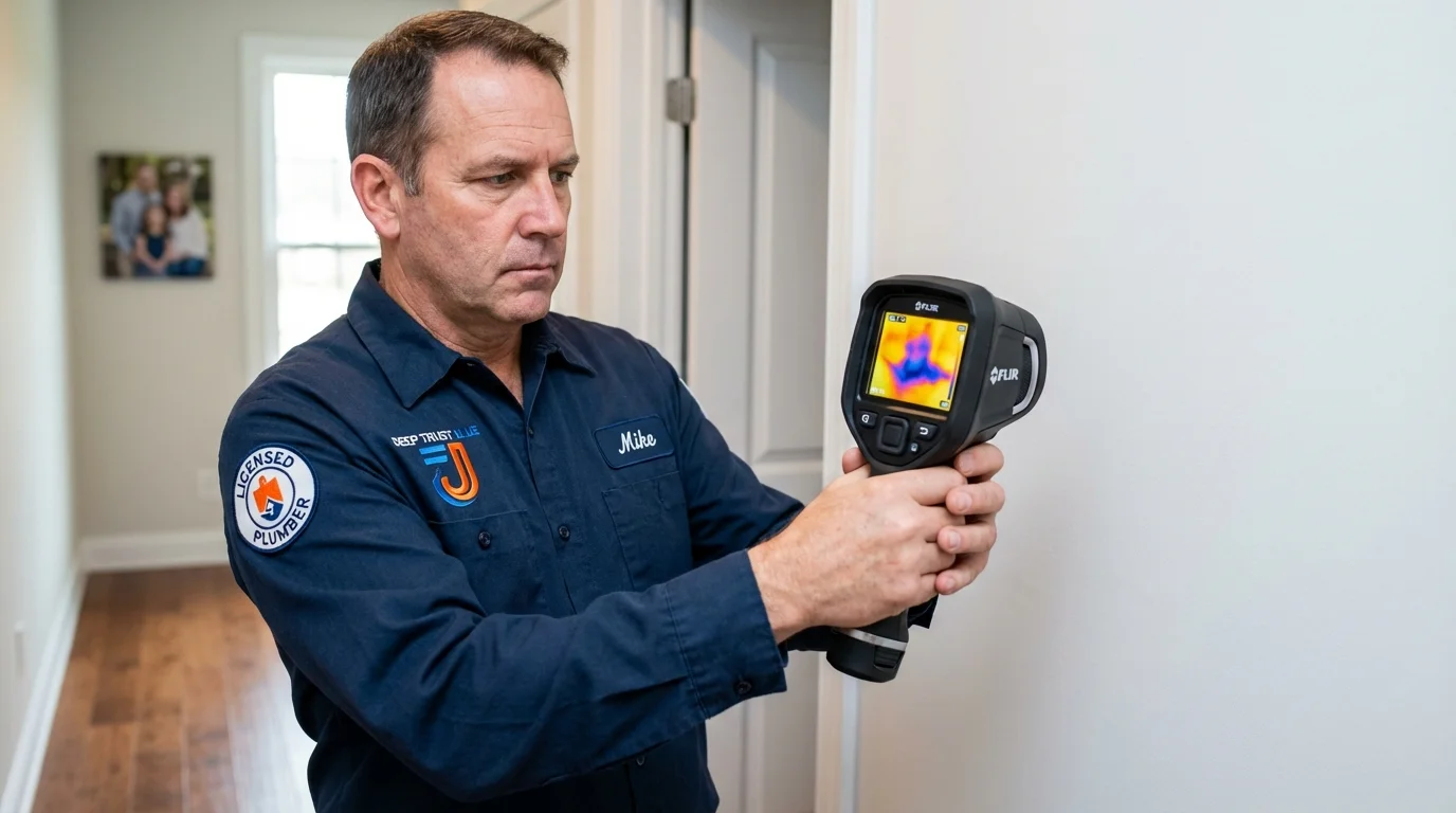 Thermal imaging leak detection by Johns Plumbing LLC in Chaffee